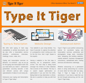 type it tiger face book page